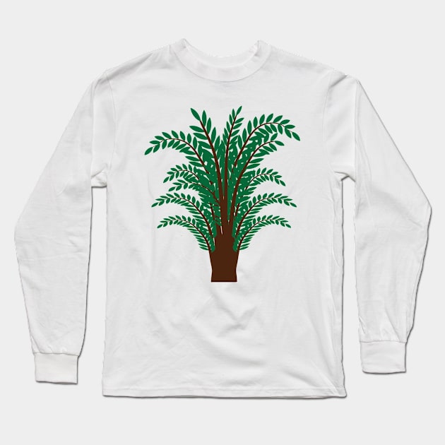 Green Tree Long Sleeve T-Shirt by Madhur